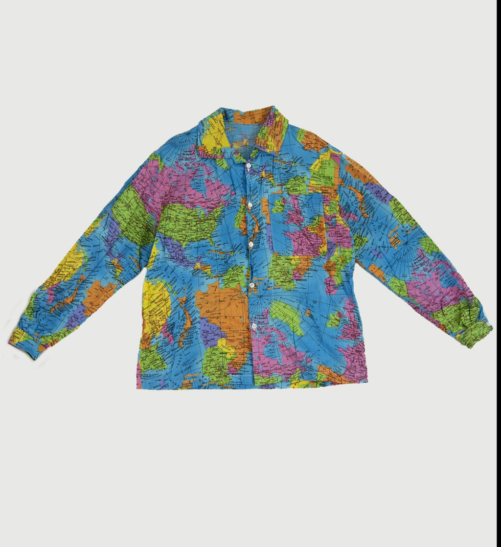 world map shirt forever 21